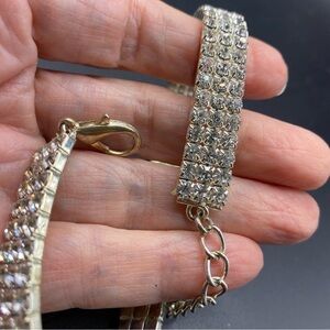 Rhinestone Wrap Bracelet Sparkly Bling Club Formal Boho